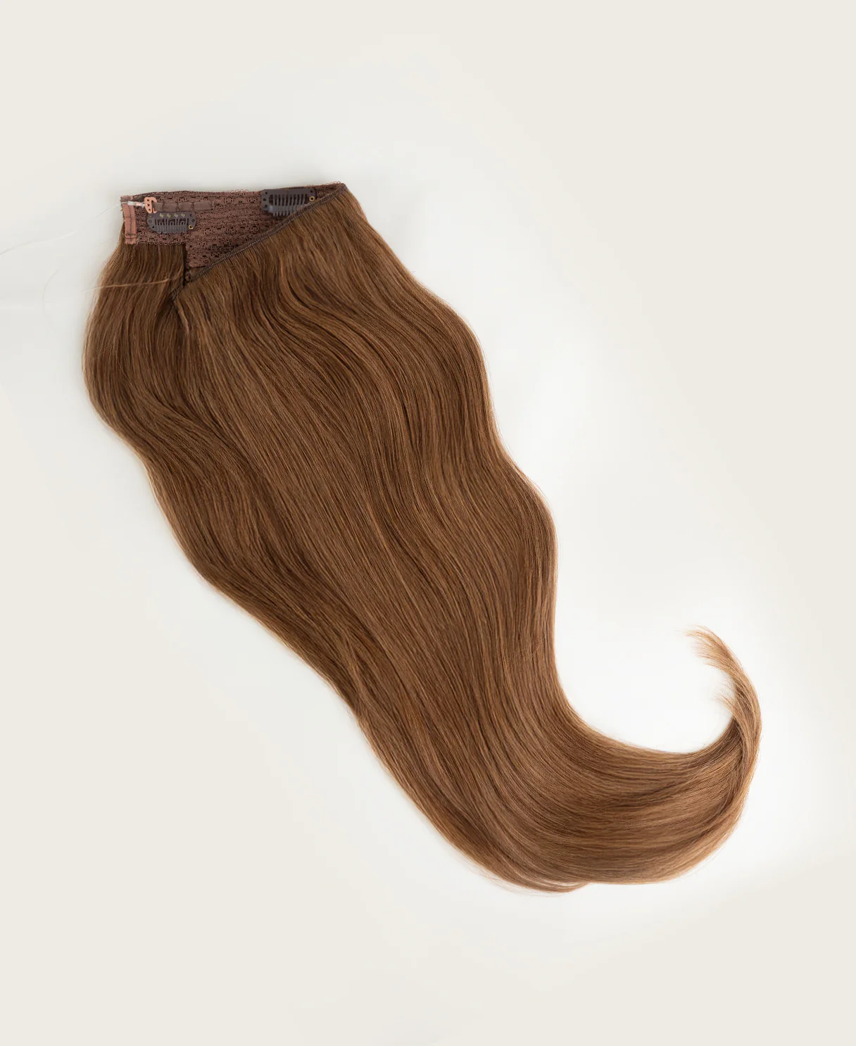 halo one-step hair extensions light brown. - Image 7