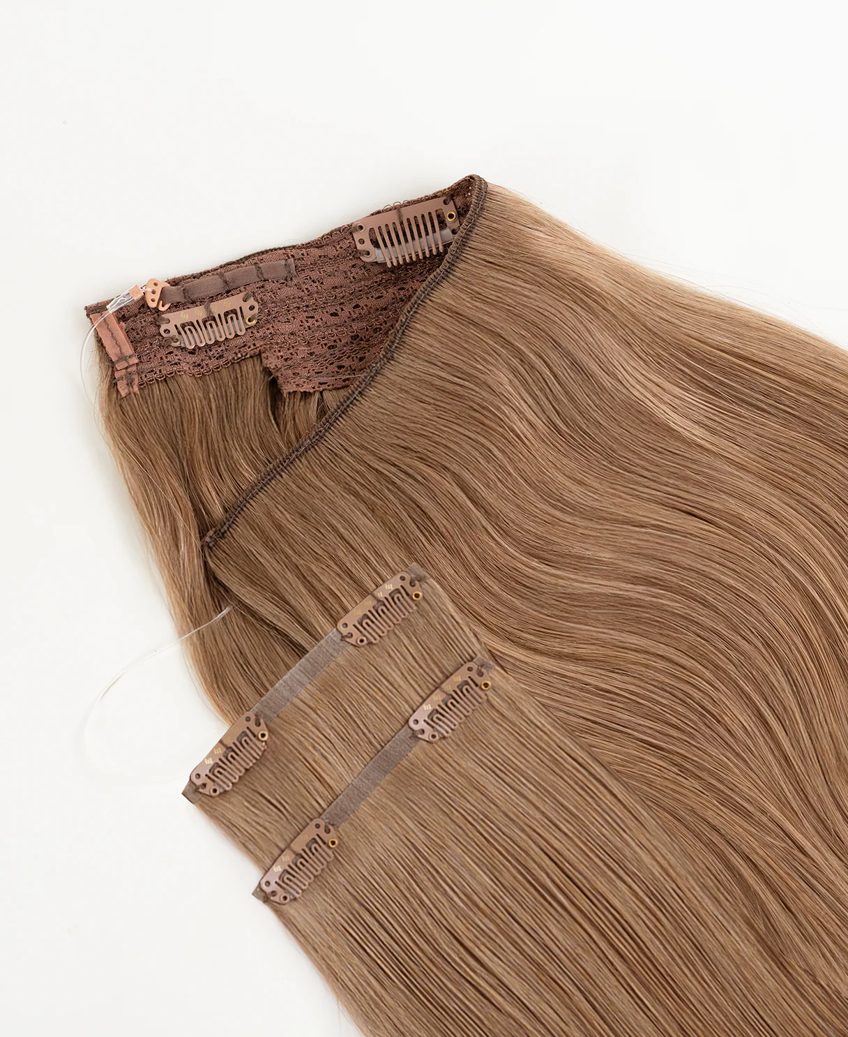 halo one-step hair extensions medium blonde. - Image 5