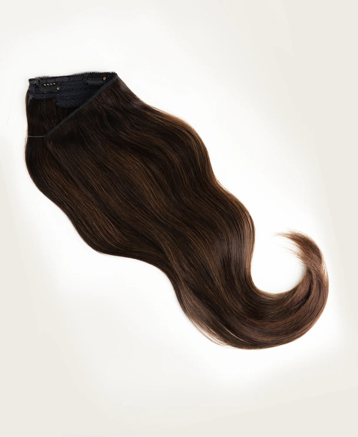 halo one-step hair extensions mocha balayage. - Image 7