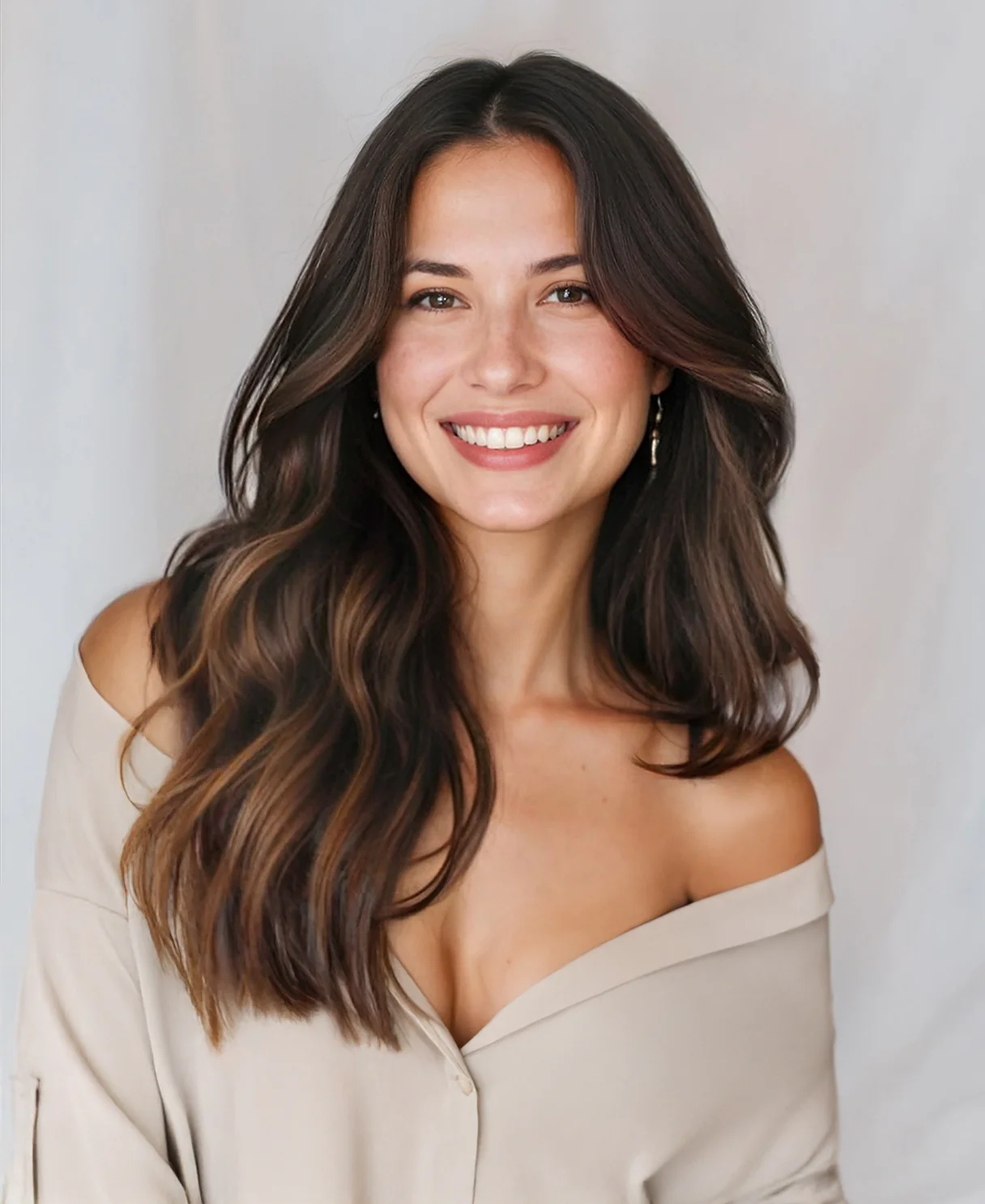 halo one-step hair extensions mocha balayage. - Image 8