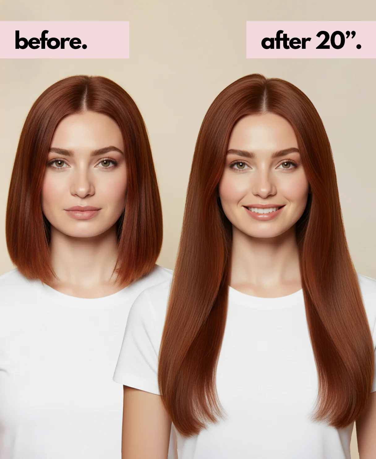 halo one-step hair extensions pumpkin spice. - Image 3