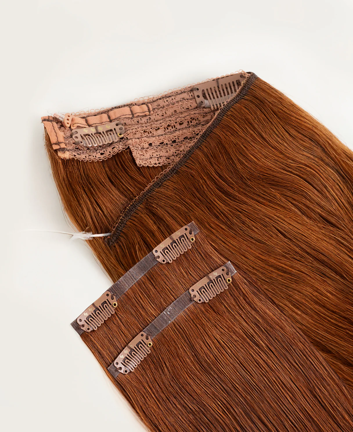halo one-step hair extensions pumpkin spice. - Image 5
