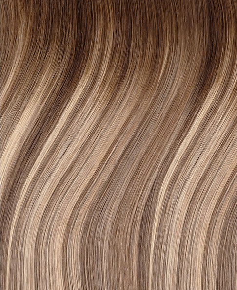 halo one-step hair extensions rooted beige highlights. - Image 2