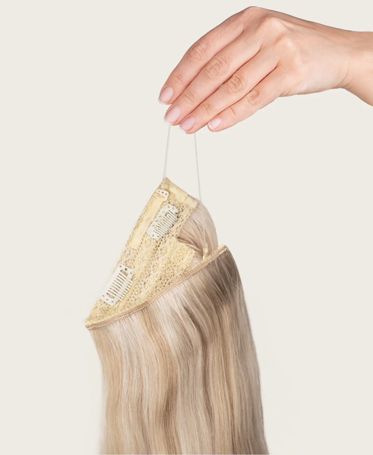 halo one-step hair extensions scandinavian highlights. - Image 6