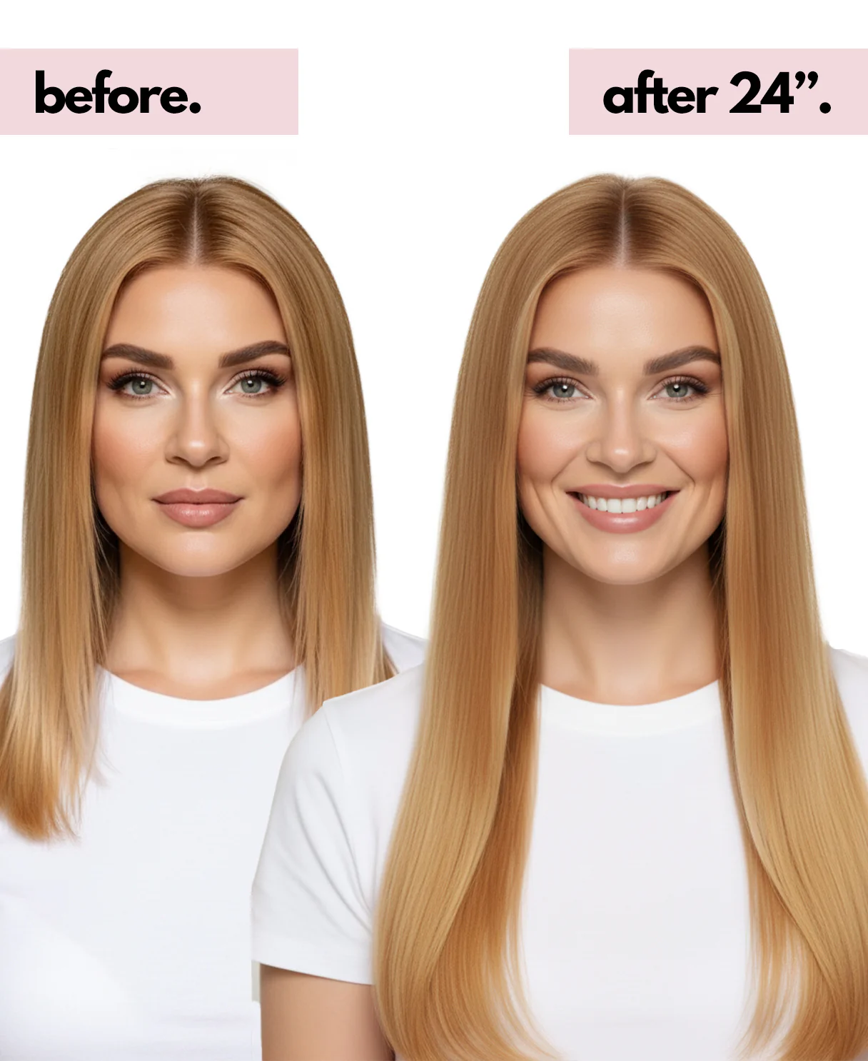 halo one-step hair extensions strawberry blonde. - Image 3