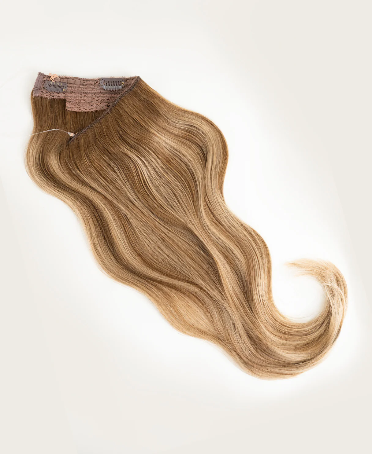 halo one-step hair extensions teddy blonde balayage. - Image 7