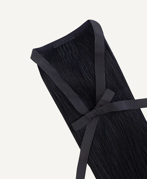 ponytail - jet black. - Image 3