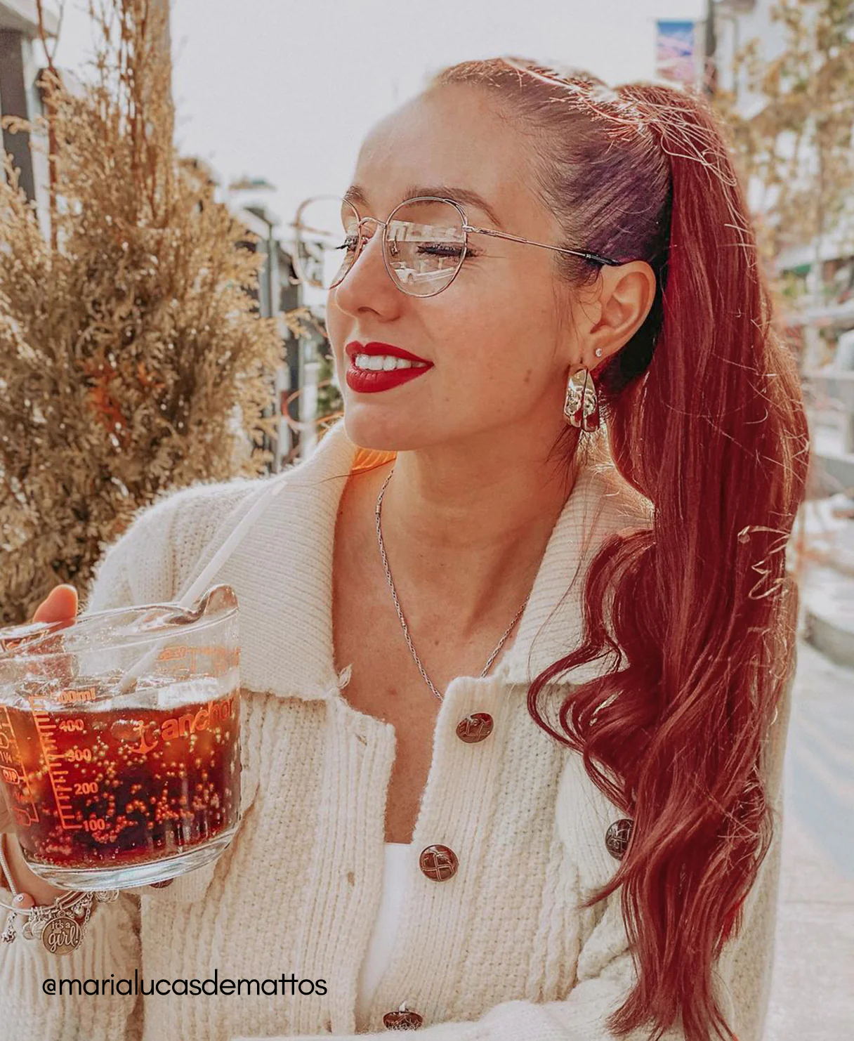 ponytail - ruby red. - Image 6