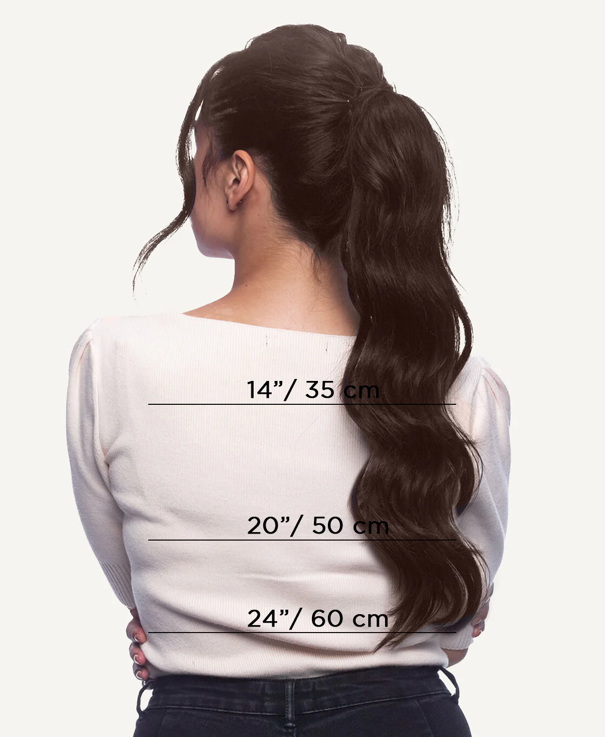 ponytail - chocolate brown. - Image 5