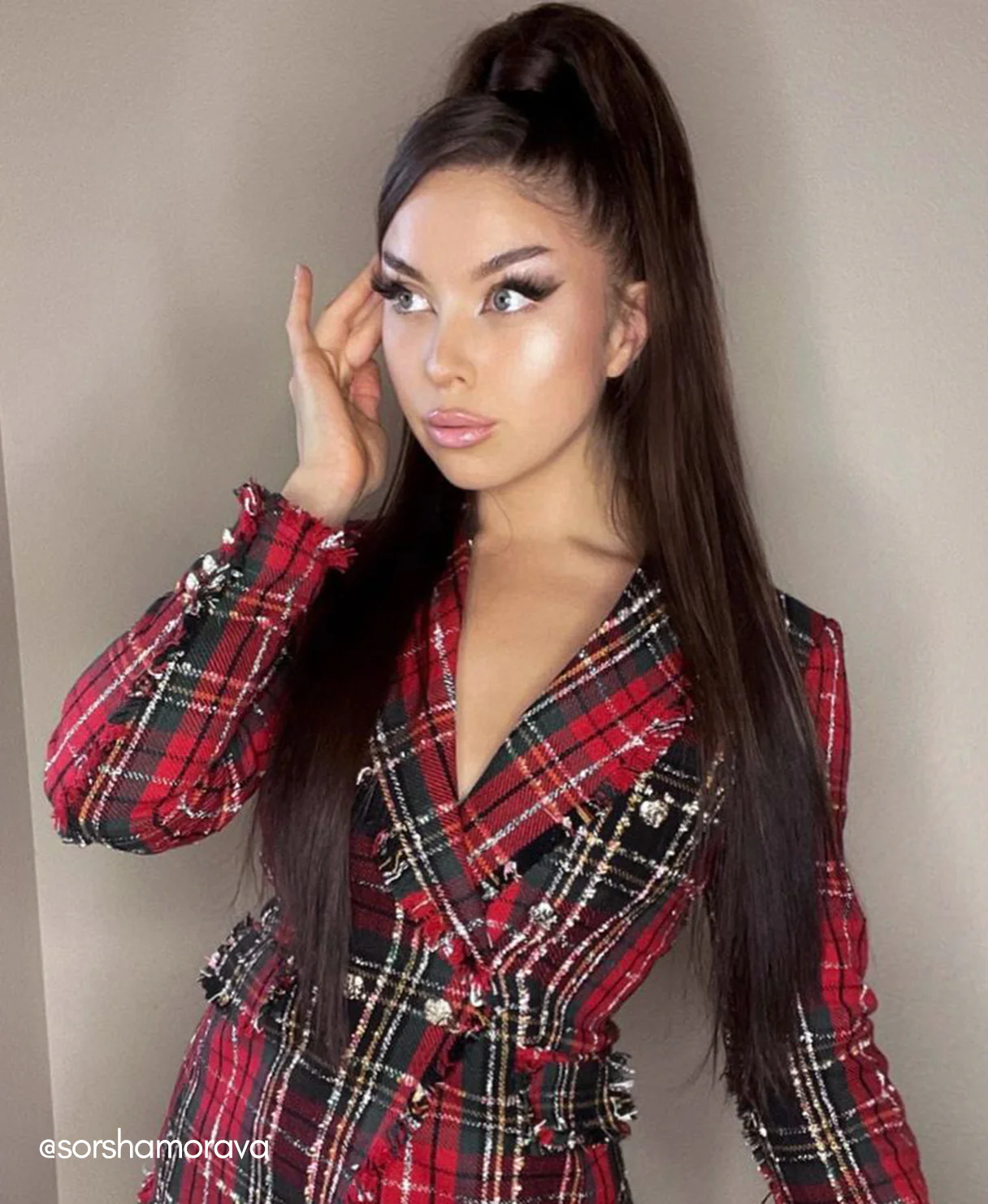 ponytail - chocolate brown. - Image 6