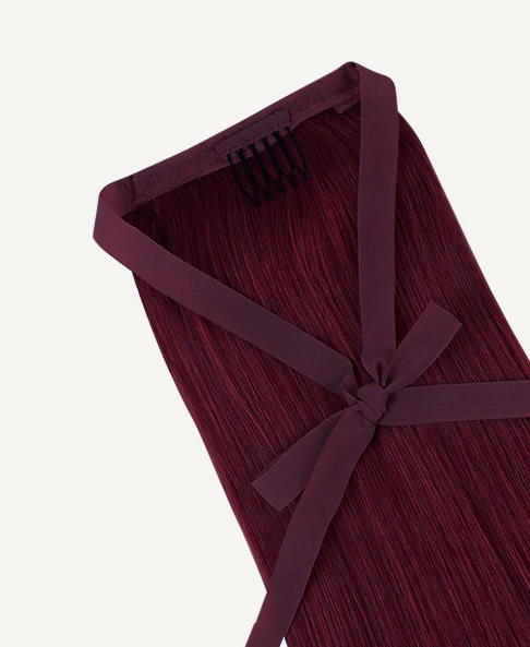 ponytail - cherry red. - Image 3