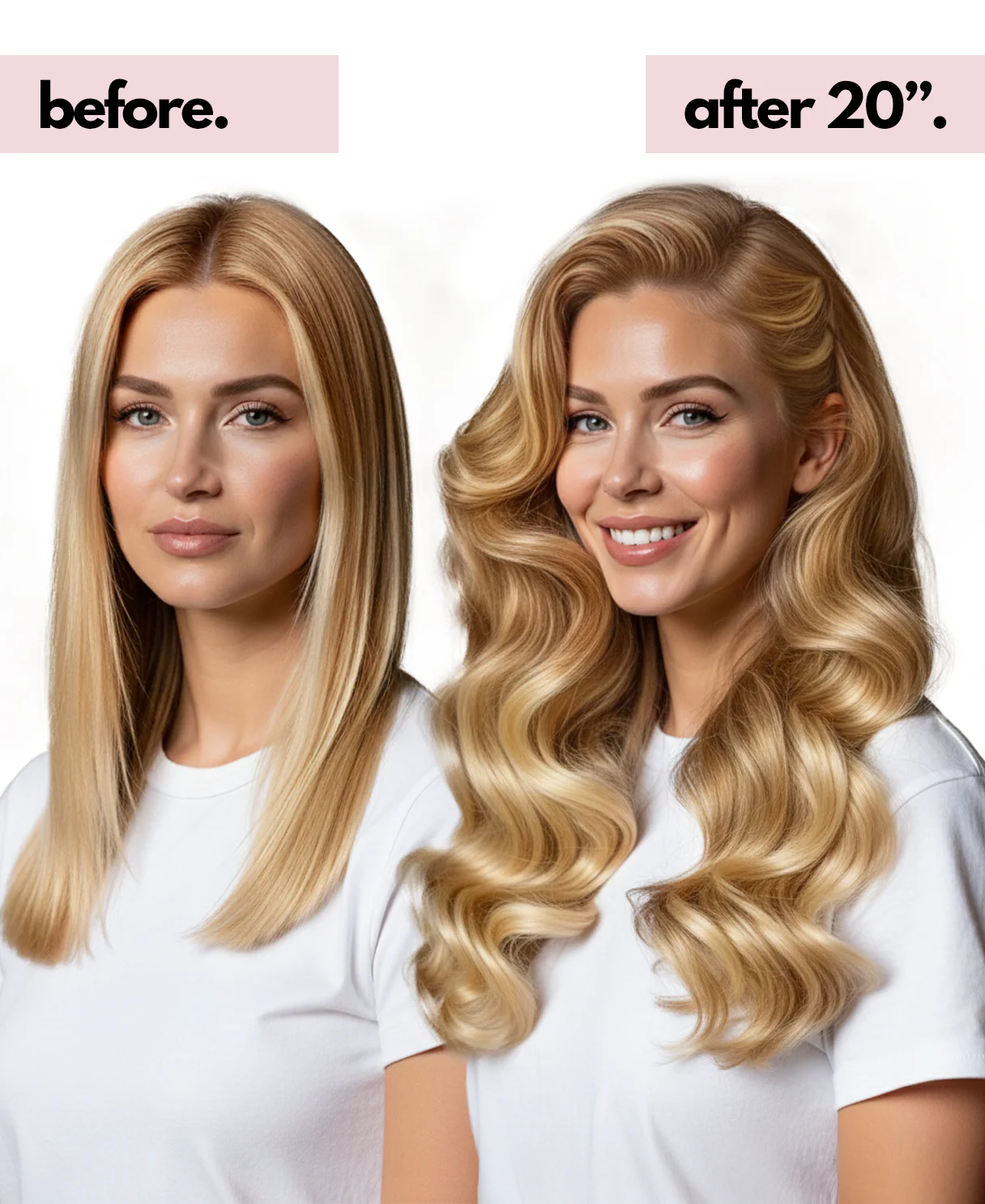 invisible clip-in hair extensions blonde balayage. - Image 4