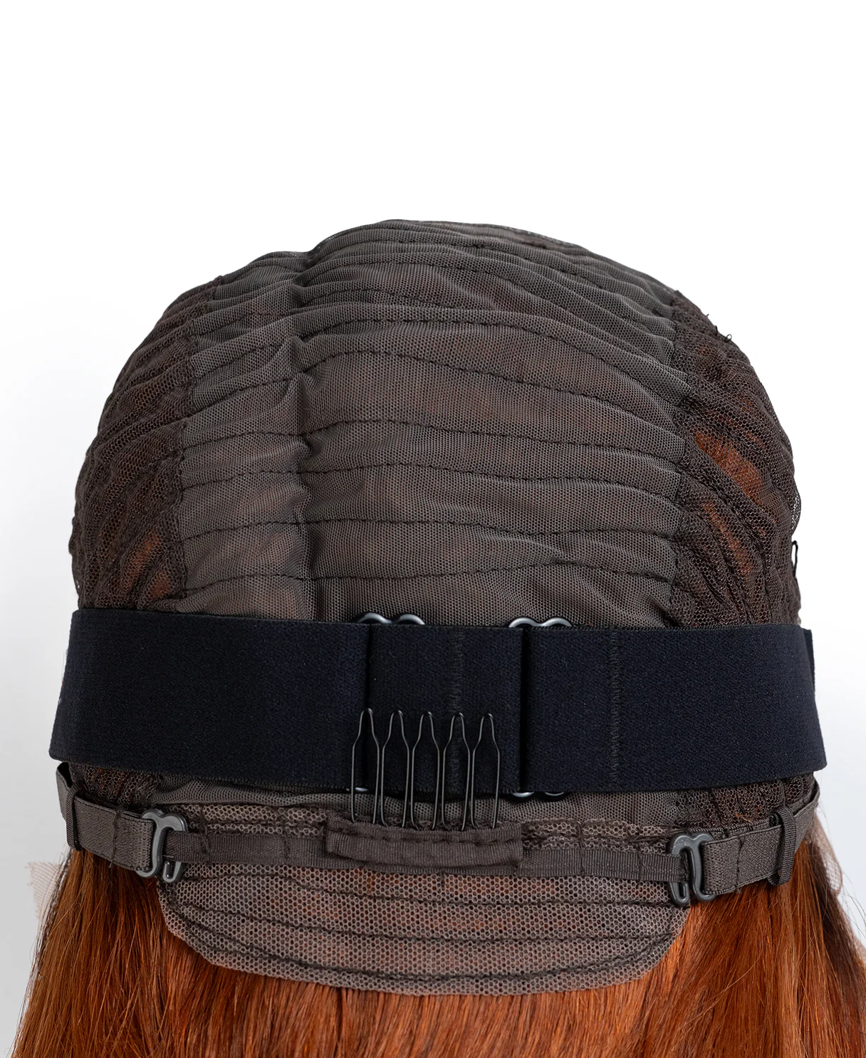 lace front bob human wig - 10" rooted copper. - Image 11