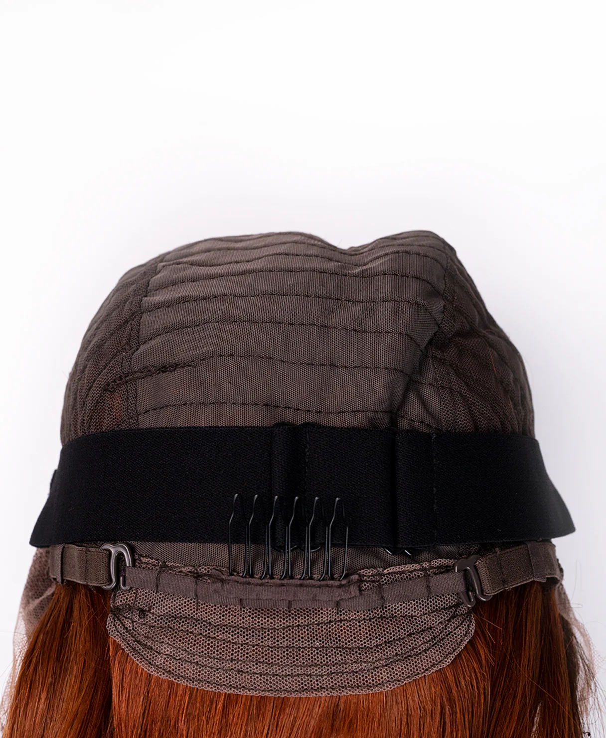 lace front bob human wig - 8" rooted ginger. - Image 7
