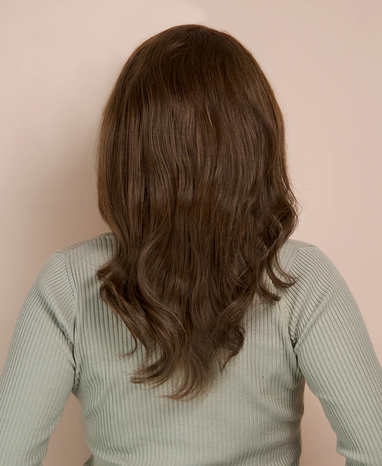 lace front human wig - 14" light brown. - Image 7