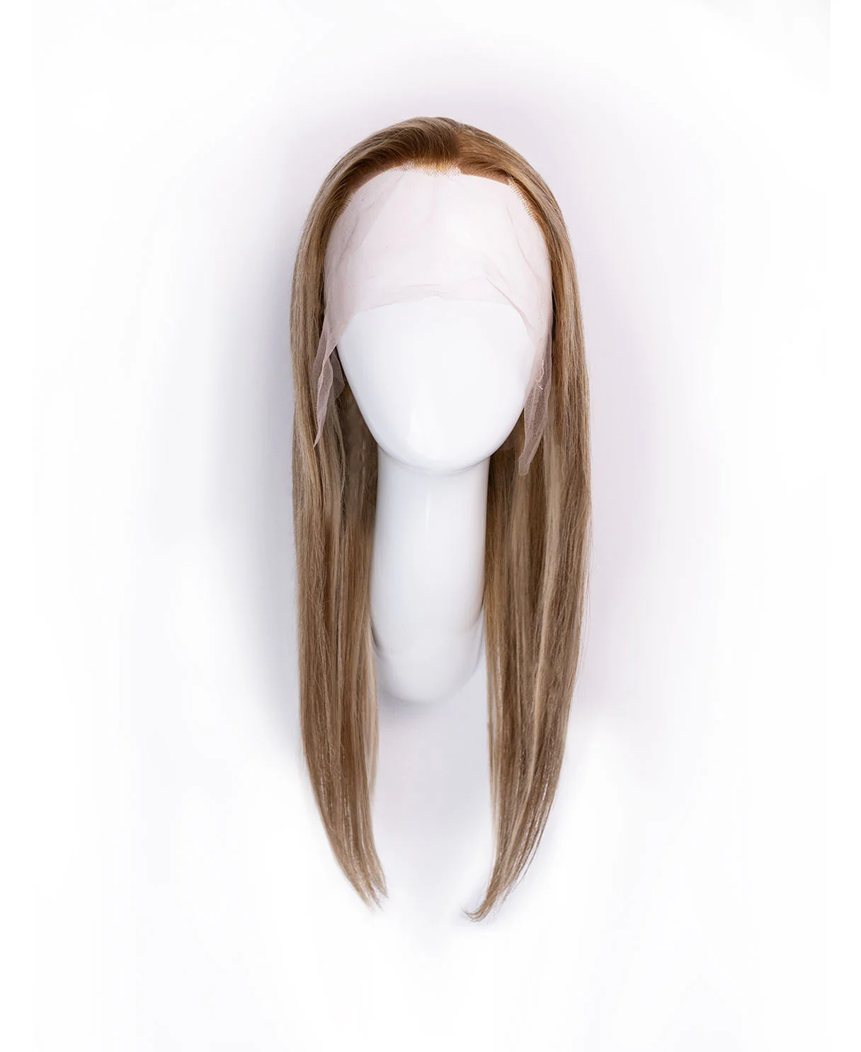 lace front human wig - 18" blonde highlights. - Image 8