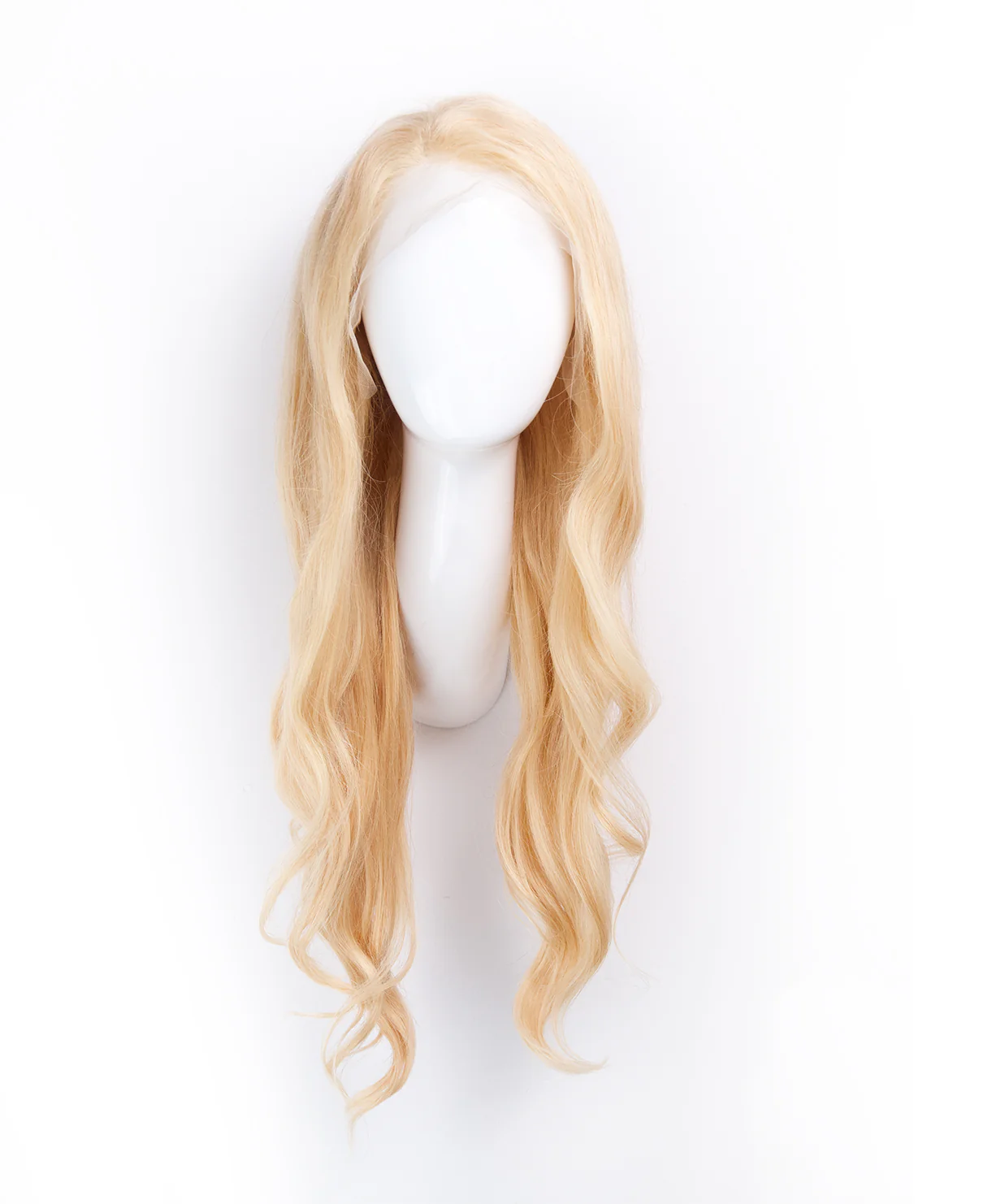 lace front human wig - 18" honey blonde. - Image 6