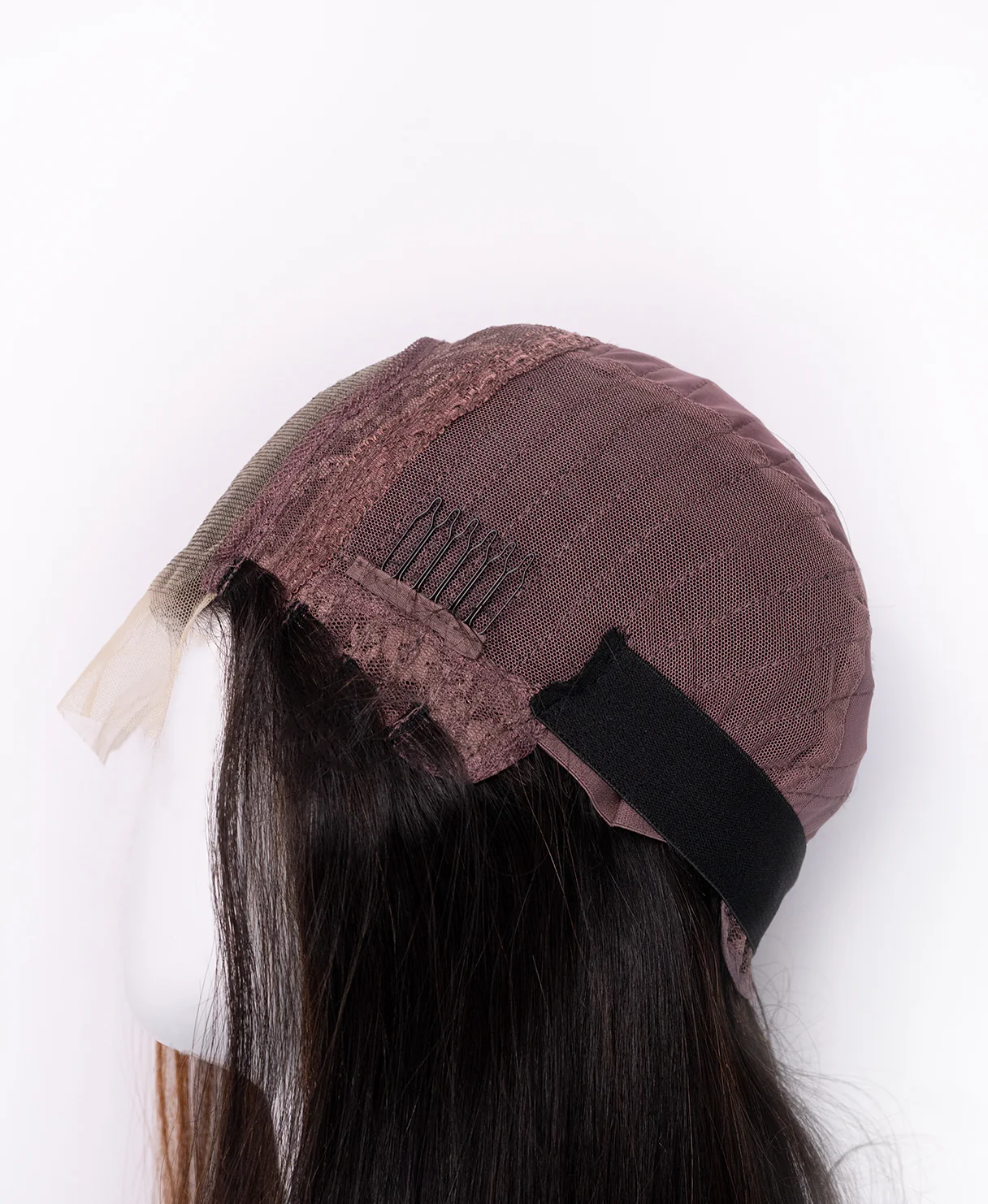 lace front human wig - 18" mocha balayage. - Image 6