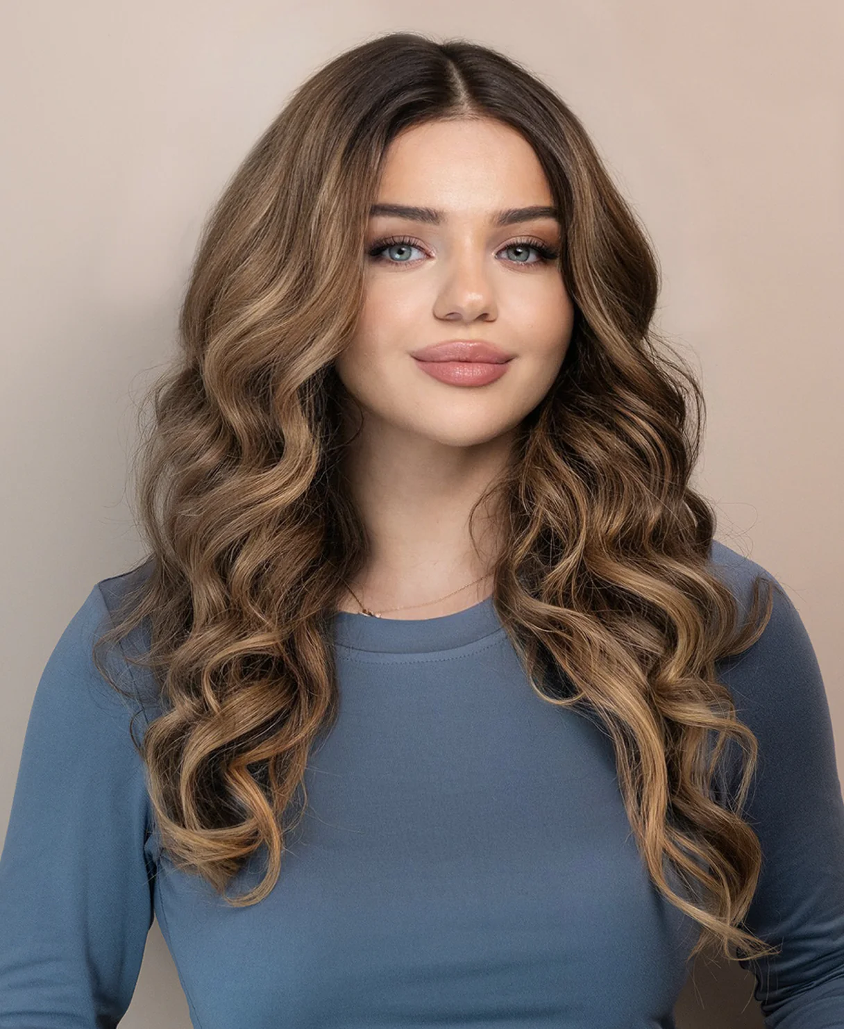 lace front human wig - 20" ash blonde balayage. - Image 5