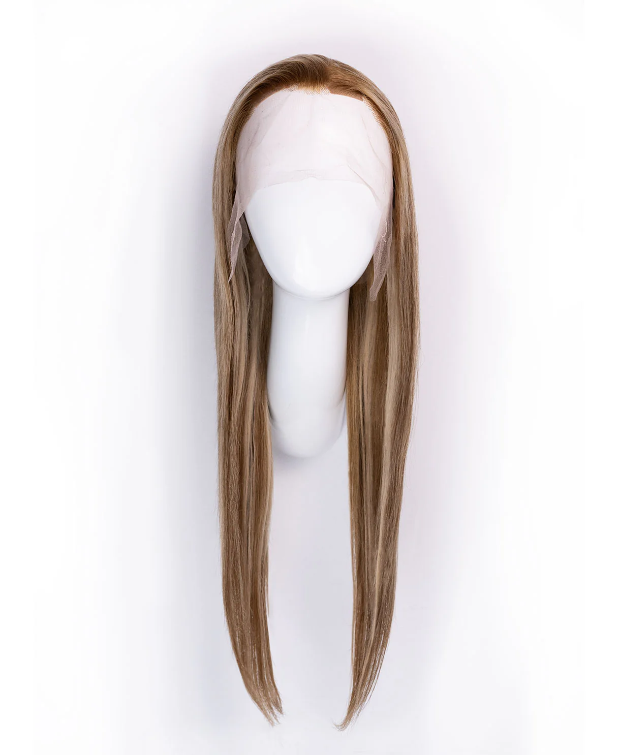 lace front human wig - 20" blonde highlights. - Image 10