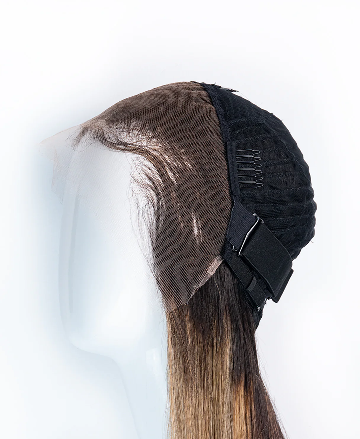 lace front human wig - 20" blonde ombre. - Image 6