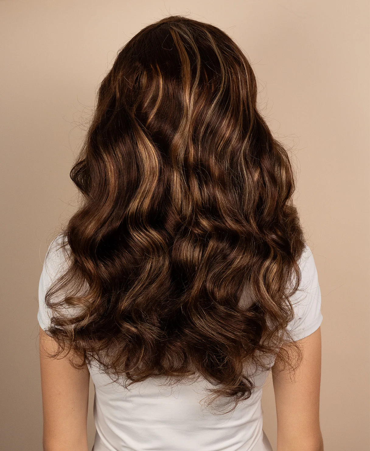 lace front human wig - 20" bronde highlights. - Image 2