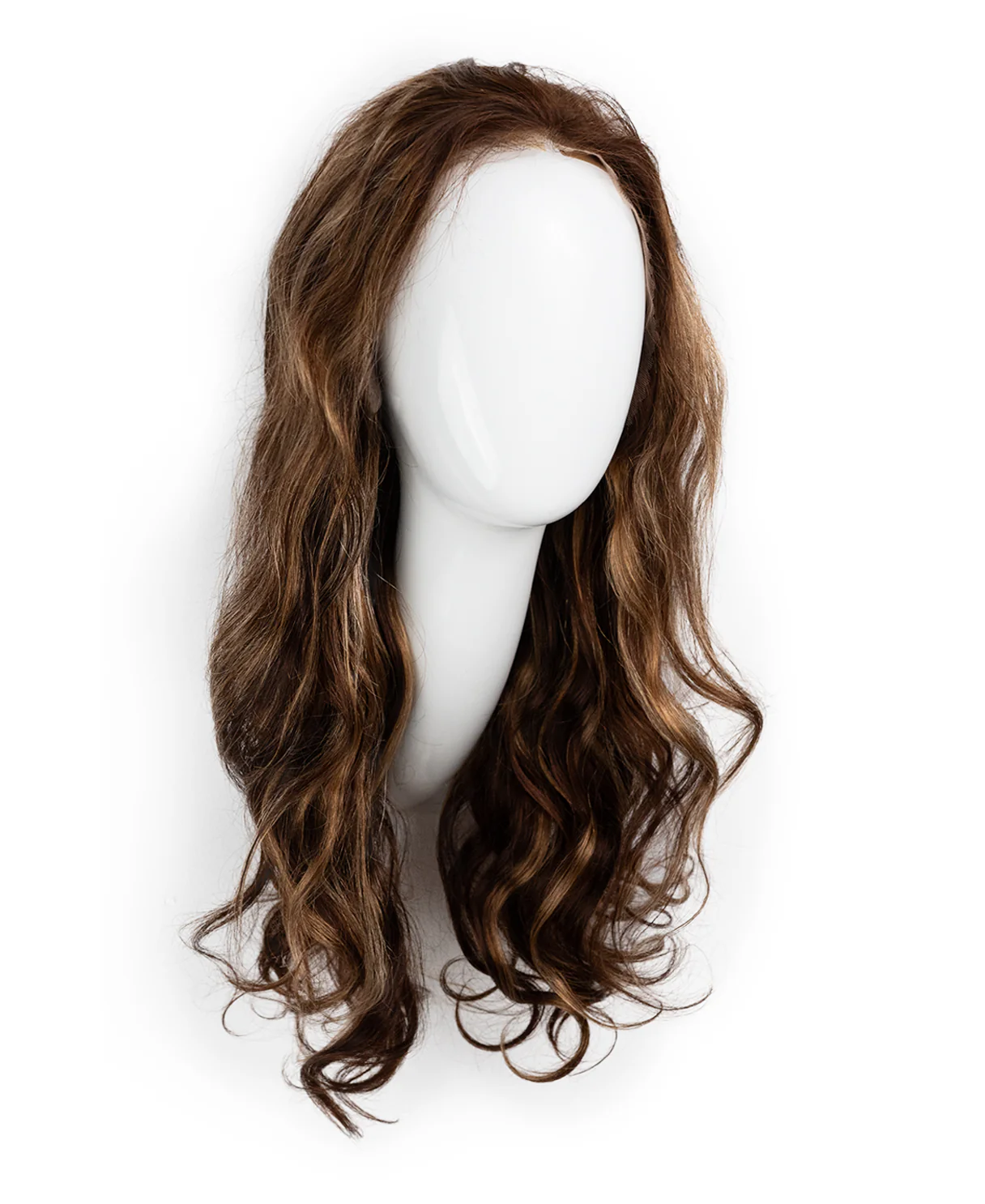 lace front human wig - 20" bronde highlights. - Image 6