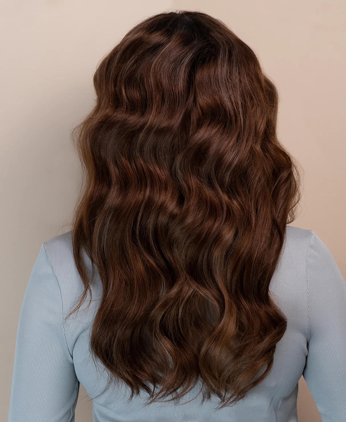 lace front human wig - 20" brown balayage. - Image 2