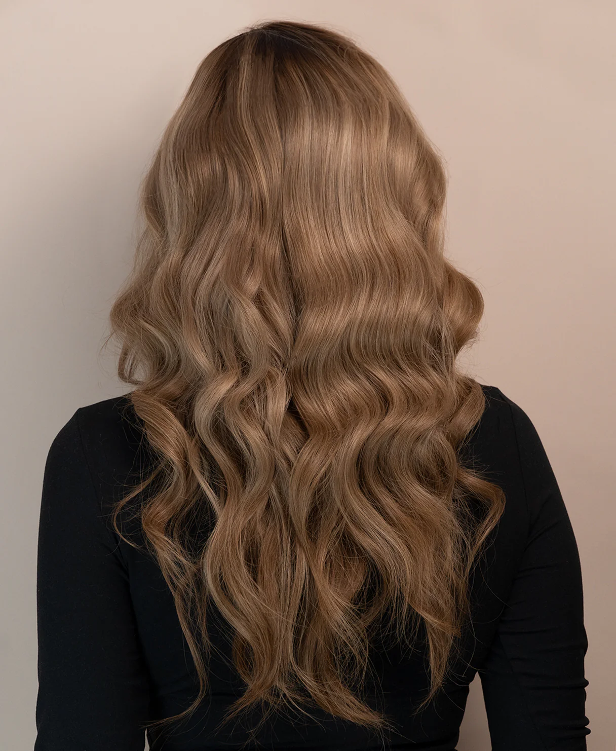 lace front human wig - 20" dark blonde balayage. - Image 2