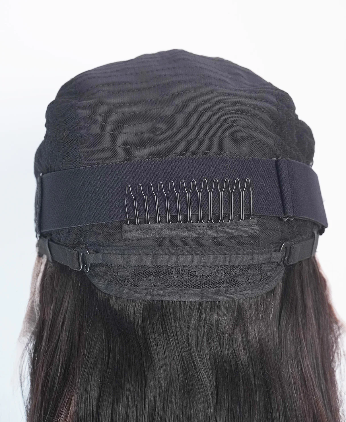 lace front human wig - 20" dark brown balayage. - Image 6