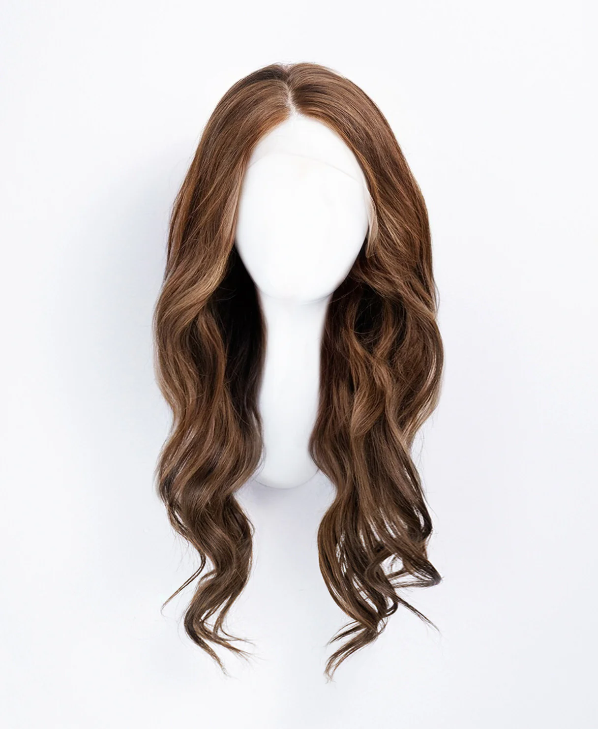 lace front human wig - 20" light brown. - Image 5