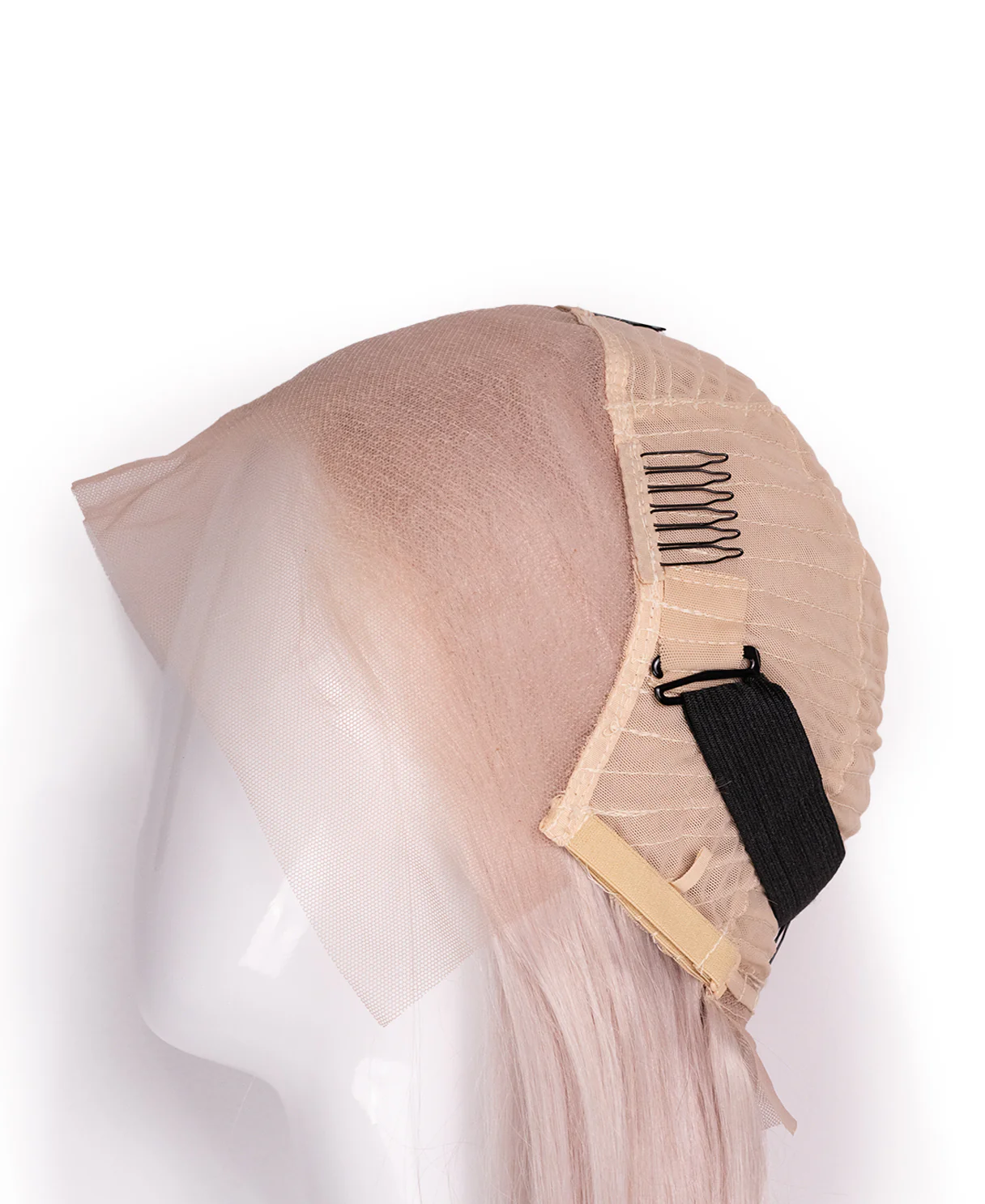 lace front human wig - 24" white blonde. - Image 6