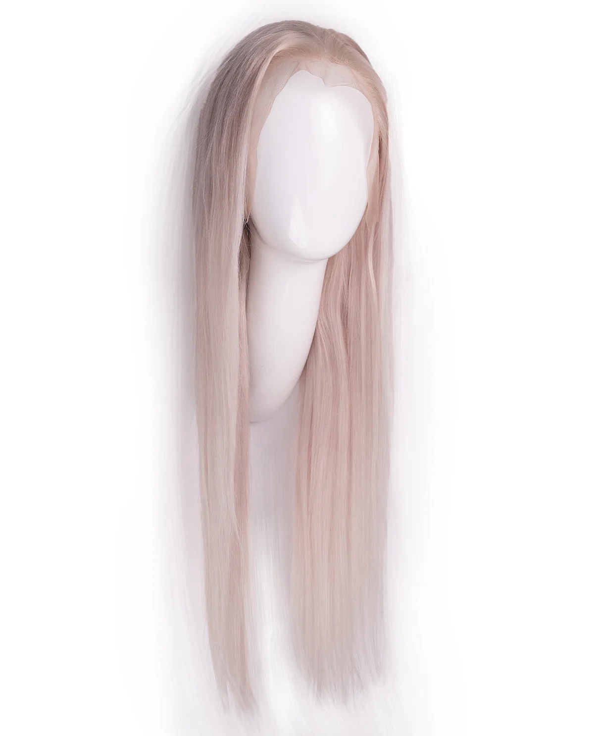 lace front human wig - 24" white blonde. - Image 8