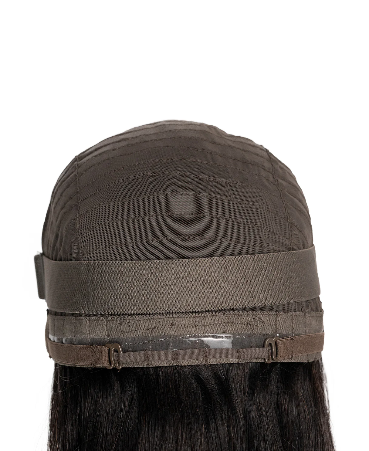 lace front human wig straight 4x4 - 20" natural black. - Image 6
