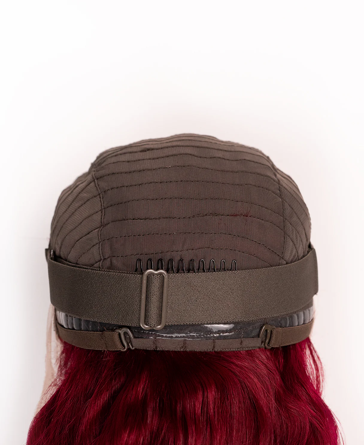 lace front human wig wavy 13x4 - 30" cherry red. - Image 8