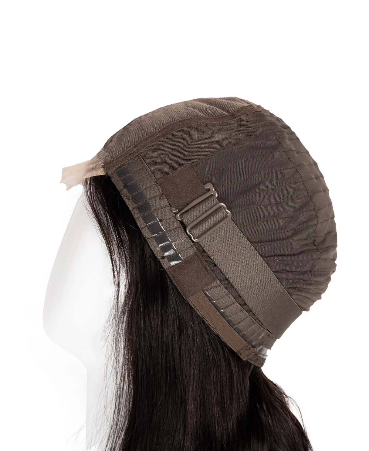 lace front human wig wavy 5x5 - 32" natural black. - Image 8