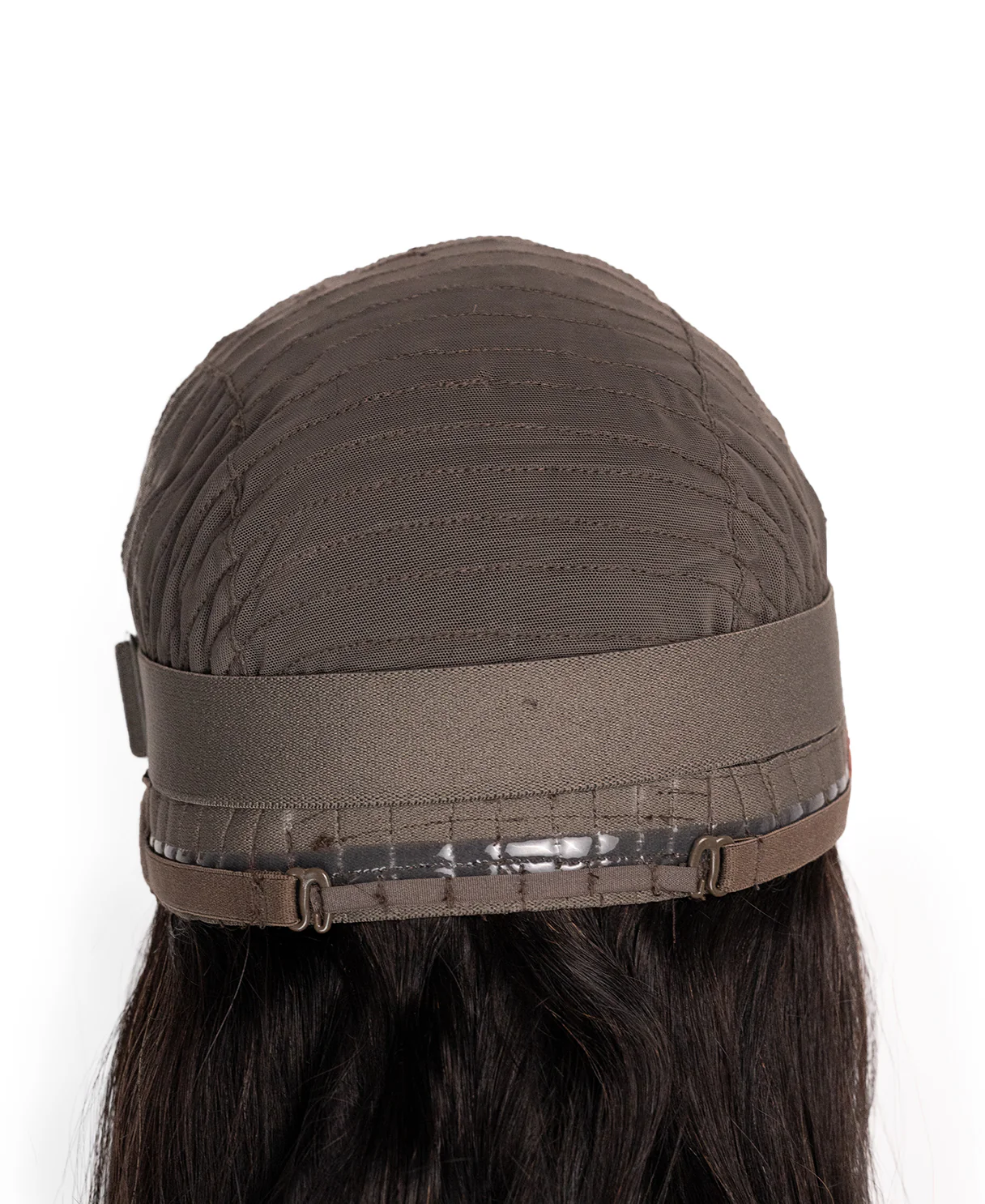 lace front human wig wavy 5x5 - 32" natural black. - Image 9
