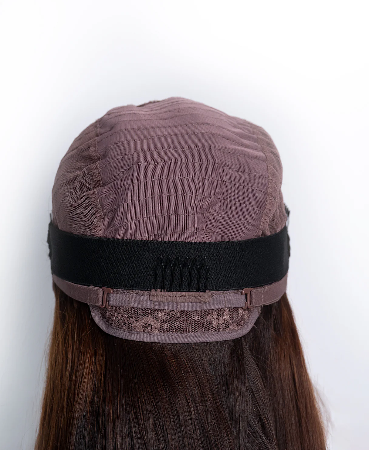long bob human wig - 12" brown melt. - Image 8