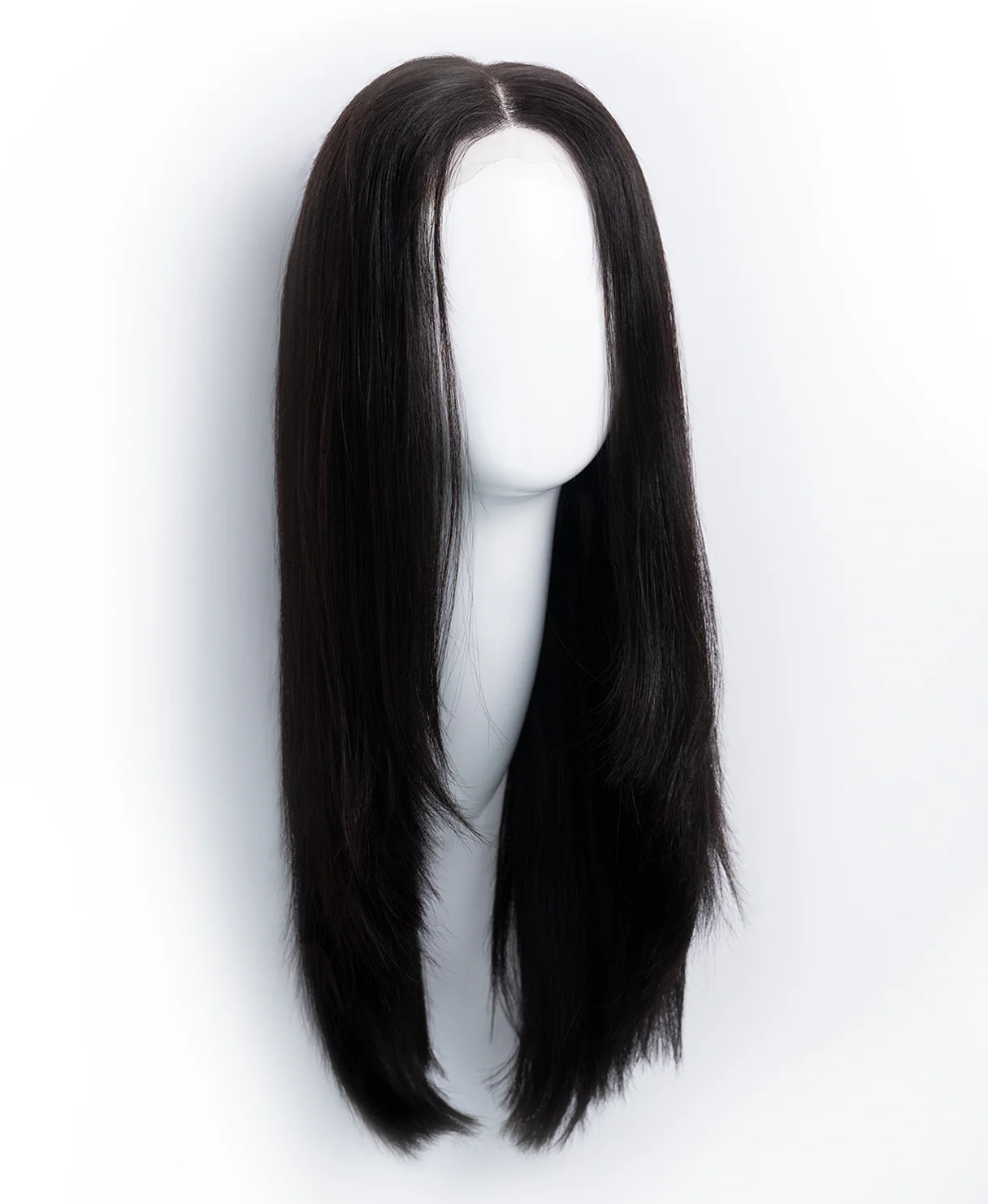 long layers human wig - 18" jet black. - Image 8