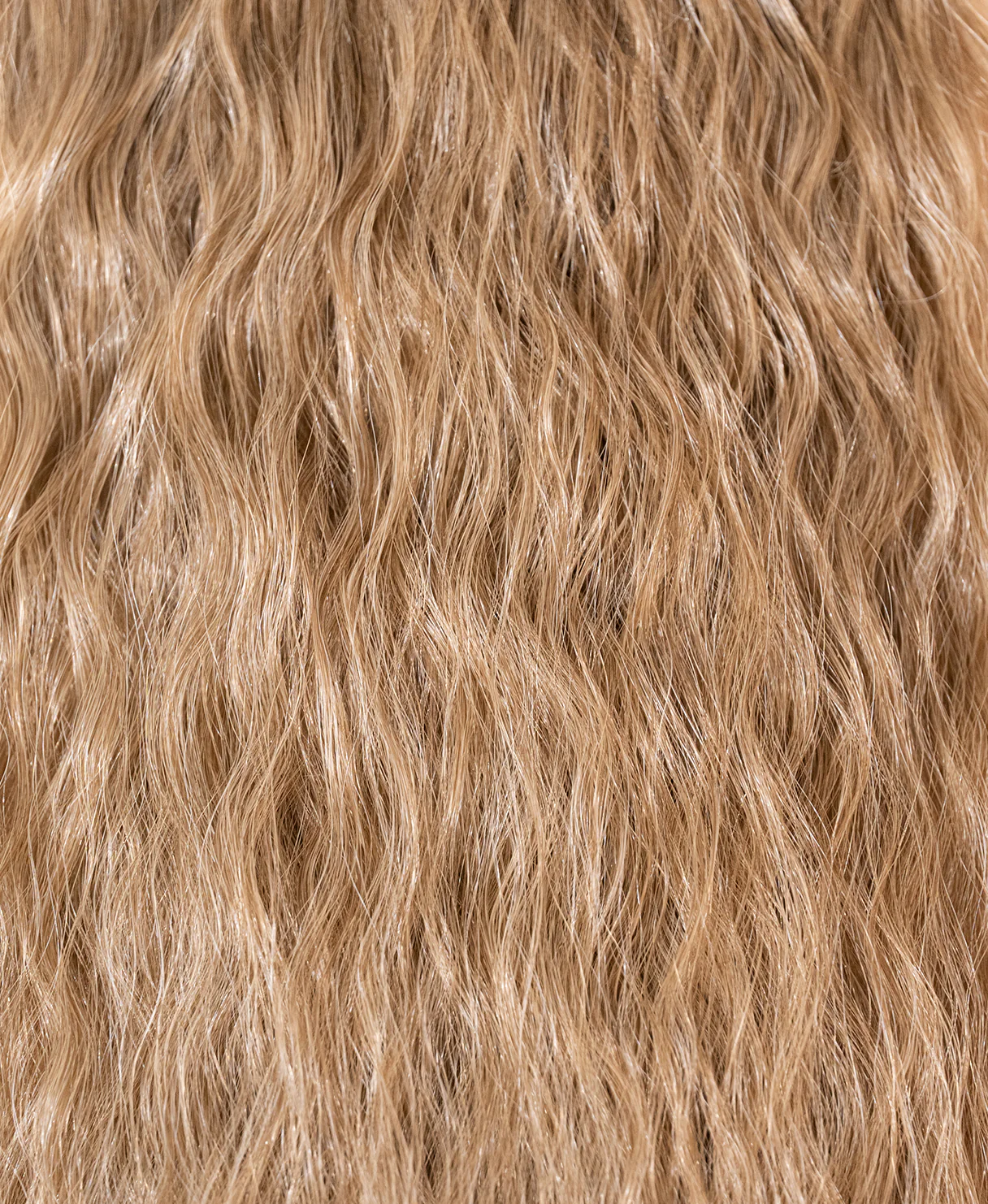 vegan fiber long wavy ponytail - ash blonde 26". - Image 4