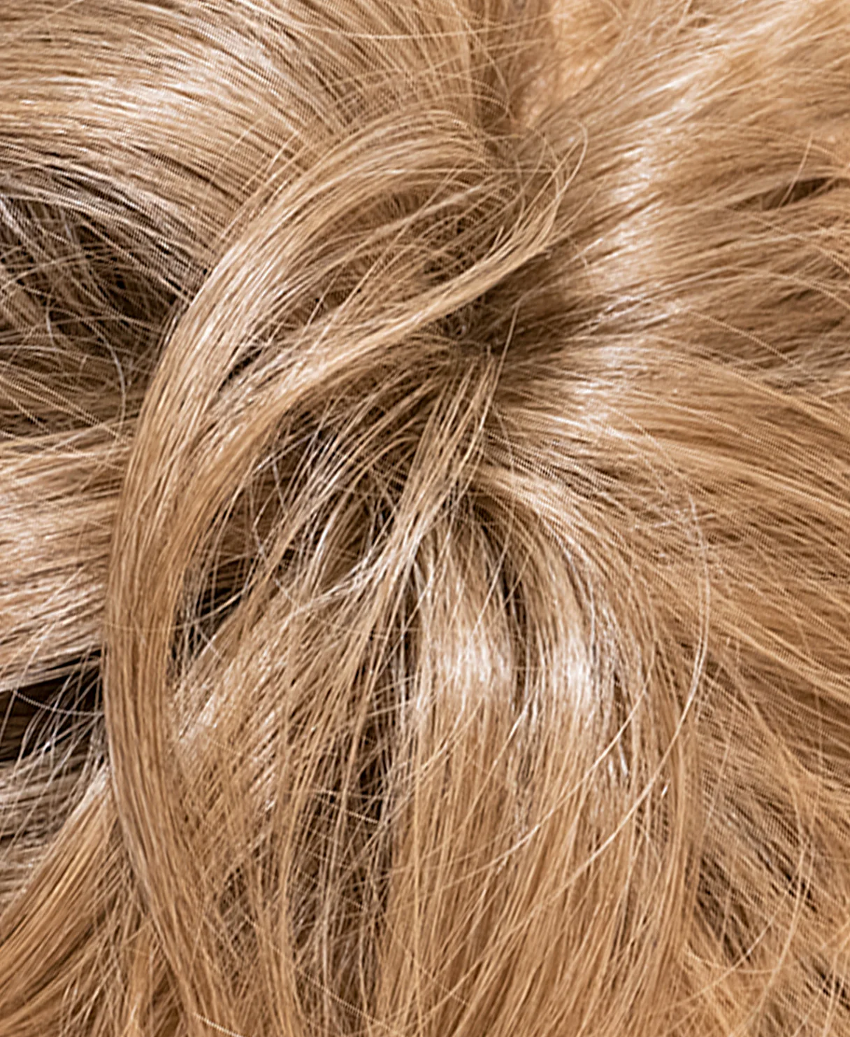 vegan fiber messy bun - ash blonde. - Image 4