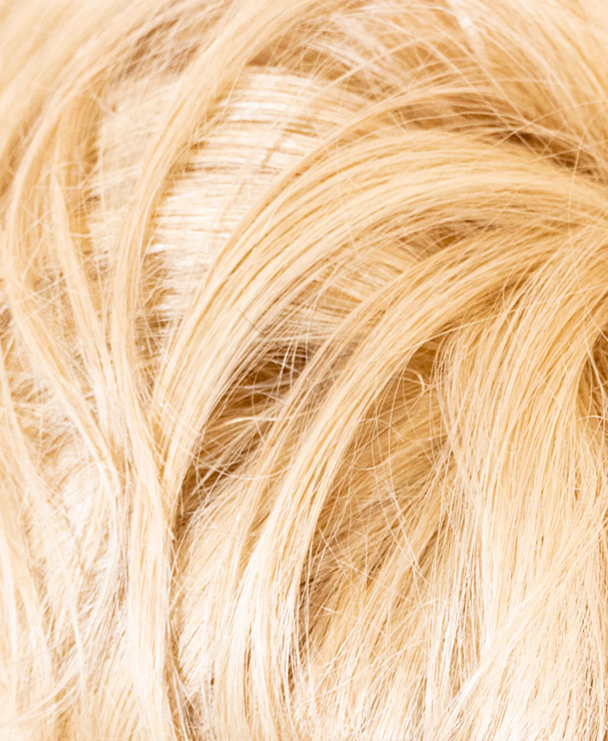 vegan fiber messy bun - champagne. - Image 4