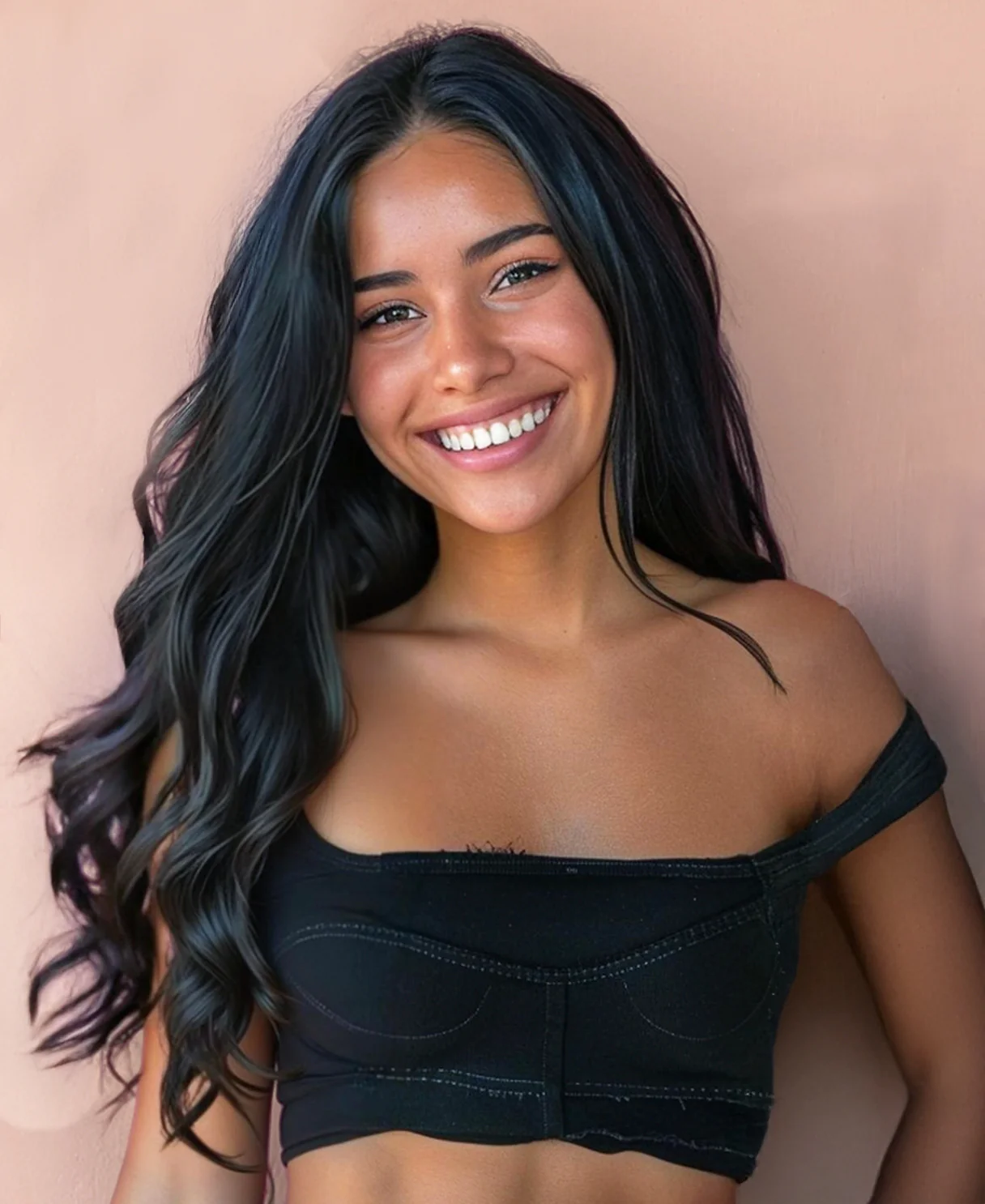clip-in hair extensions jet black. - Image 10