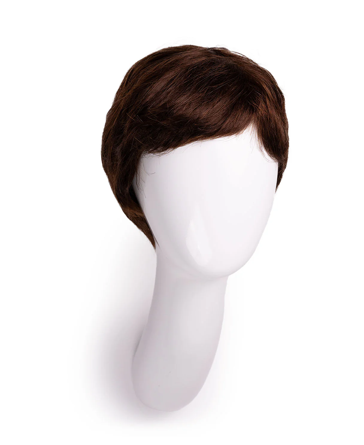 pixie cut human wig - 6" chocolate brown. - Image 5