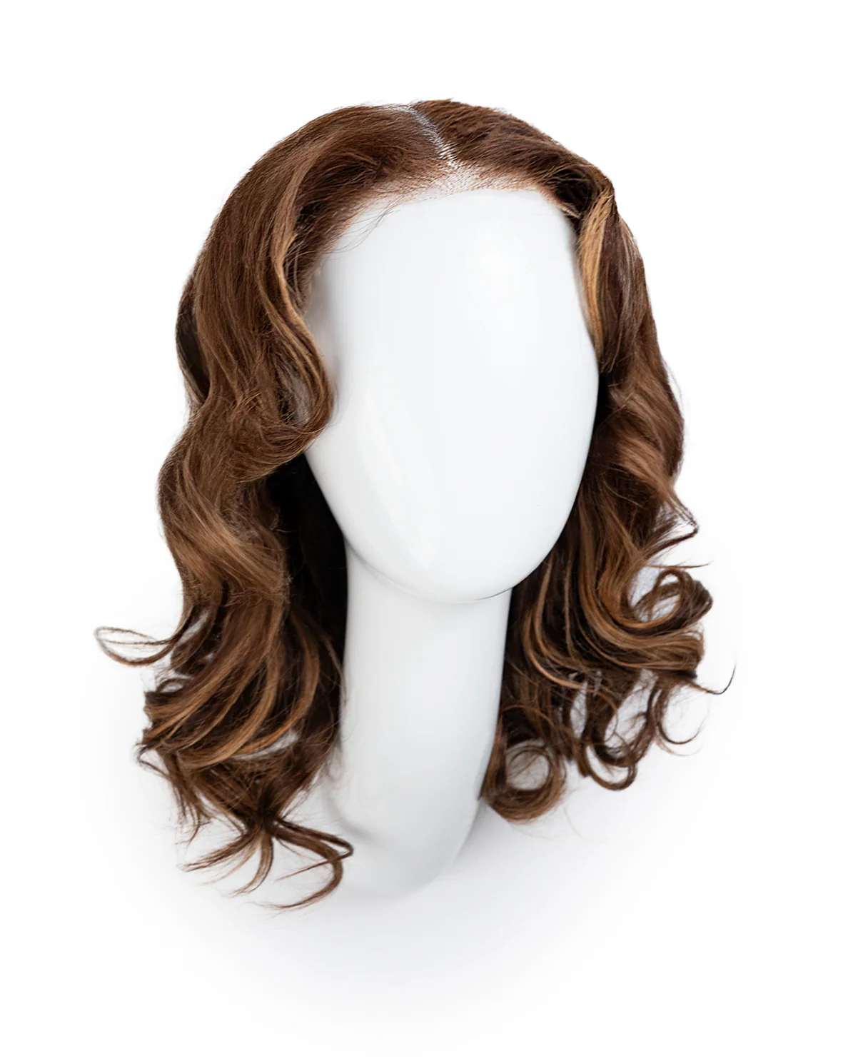 put on & go human wig blowout - 14" ashy brown balayage. - Image 5