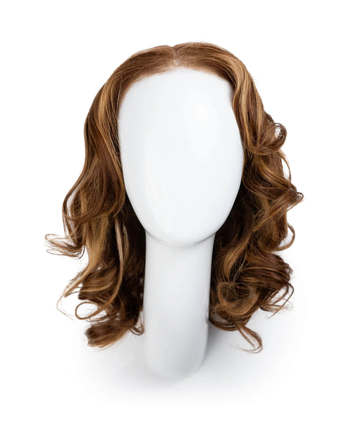 put on & go human wig blowout - 14" medium brown balayage. - Image 7