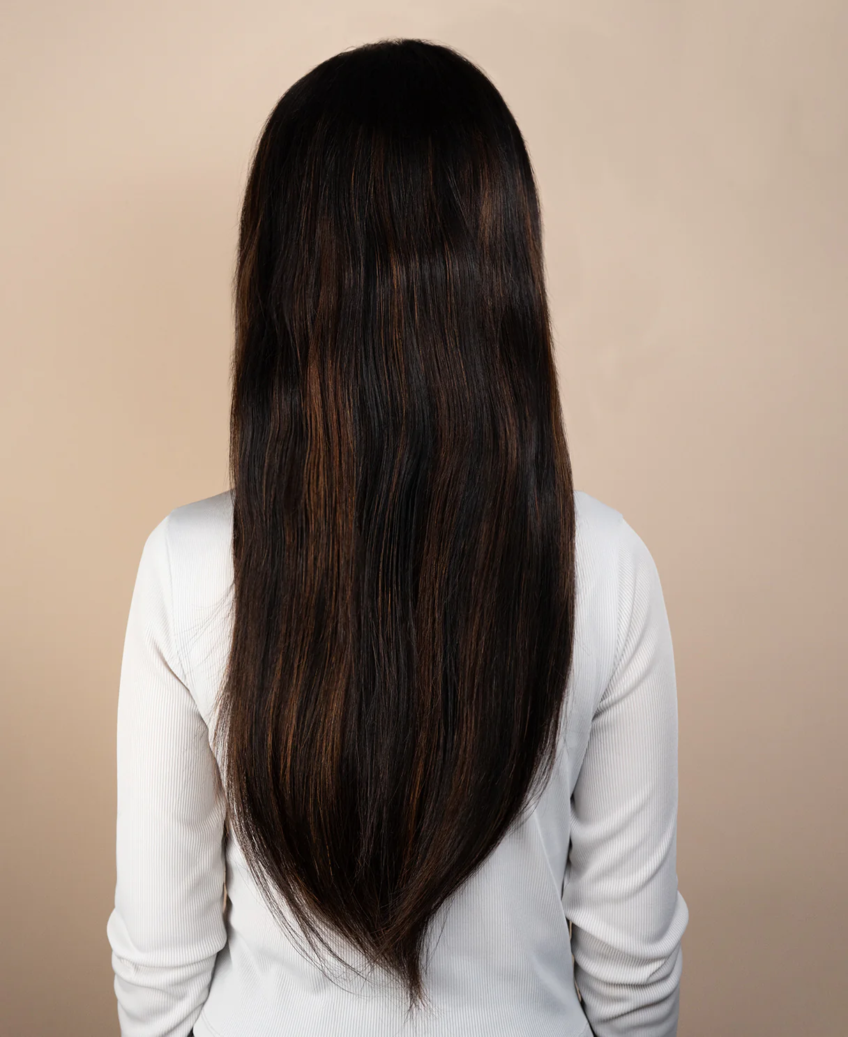 put on & go human wig - 20" mocha balayage. - Image 2