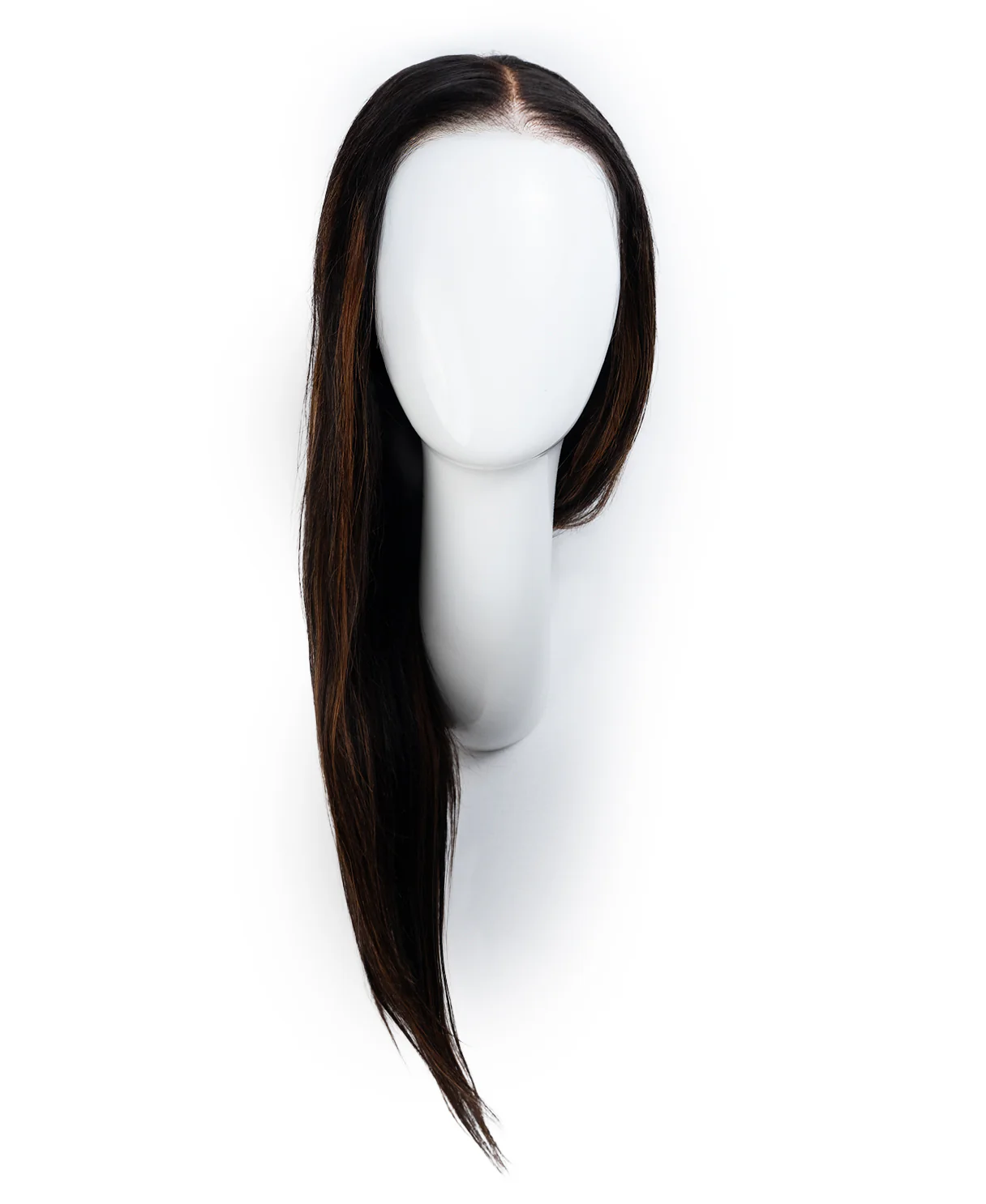 put on & go human wig - 20" mocha balayage. - Image 8