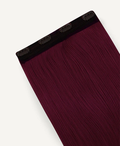 clip-in volumizer cherry red. - Image 4