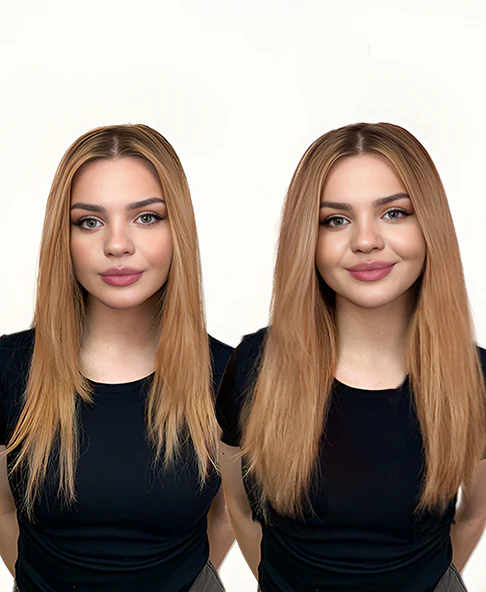 clip-in volumizer strawberry blonde. - Image 4